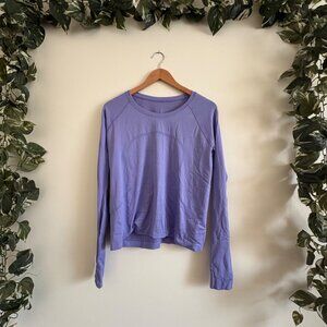 Lululemon Athletic Swiftly Tech Long Sleeve 2.0 Race Dark Lavender Size 12